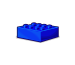 8-Peg Blue Side Block